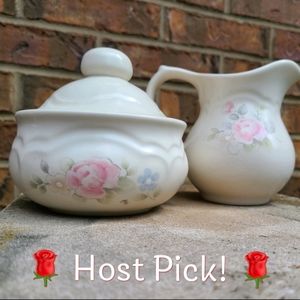 Pfaltzgraff Tea Rose coffee set